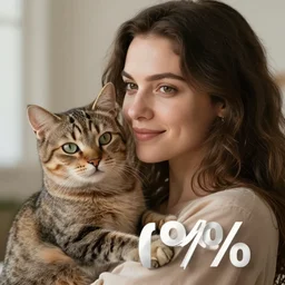 A woman 50% ((cat))