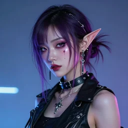 cyberpunk fairycore, by Michael Garmash, highly detailed