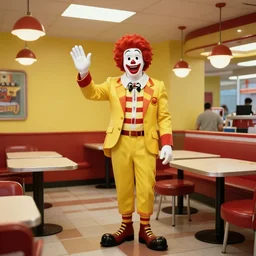 ronald mcdonald inside interior mcdonalds in the 1 8 9 0 s