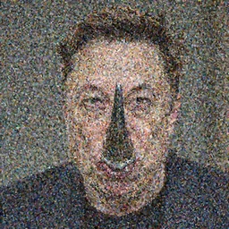 elon musk with rhino horn angry