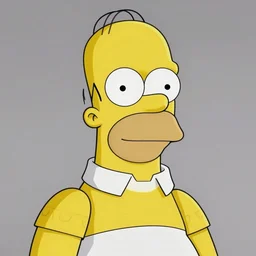 a portrait of homer simpson with mauri tattoos, high definition studio professional close - up shot