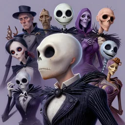 highly detailed portrait of payday 2 member dallas, the nightmare before christmas movie style characters, profile picture, highly detailed, digital painting, artstation, concept art, smooth, sharp focus, illustration, art by artgerm, bob eggleton, michael whelan, stephen hickman, richard corben, wayne barlowe, trending on artstation and greg rutkowski and alphonse mucha, 8 k