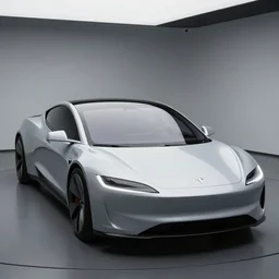 Digital concept of a futuristic Tesla supercar, trending on artstation