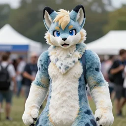 anthro furry man at Eurofurence, artstation