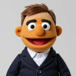 walter white as a muppet. highly detailed felt. hyper real photo. 4 k.
