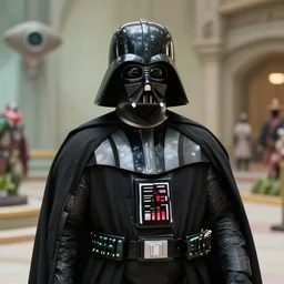 darth vader vacationing on endor, candid photos