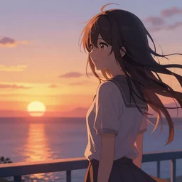 sunset at pixiv.