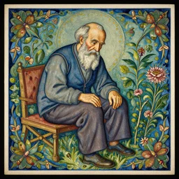 and old man cloisonnism art style