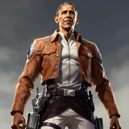 the barack obama titan, 4 k screenshot from attack on titan, hyper detailed massive obama towering above, 8 k realistic, trending in artstation, digital painting, studio quality, cryengine, frostbite 3 engine, character design, smooth, sharp focus, art by artgerm and greg rutkowski and