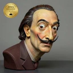 felt sculpture by salvador dali, trending on artstation, favorites on deviantart, high quality art. artwork masterpieces, award winning