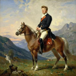 gordon ramsay crossing the alps on a ram painting by paul delaroche