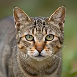 a feline buffalo - cat - hybrid, animal photography