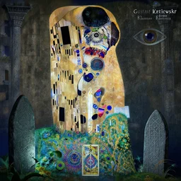 ancient overgrown! ruins, medieval gates, runestones, mysetrious etherial mesmerizing runic!!, eyes, magical elven geometry, concept art by gustav klimt!, deviantart contest winner, environmental art, high detail, resembling the ace of swords tarot card by greg rutkowski