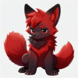 photo [ far ], subject [ furry _ fandom _ fursona _ original _ character ( red - black, anthropomorphic _ furry, weasel - ferret - stoat ) ], medium [ graffiti, wall ], location [ chicago ( alley ) ]