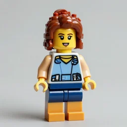a lego figurine photographed by annie leibovitz,