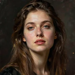portrait of woman art by paul laurenzi