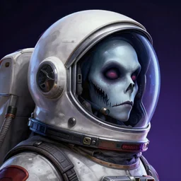 highly detailed portrait of payday 2 member with an astronout helmet, the nightmare before christmas movie style characters, profile picture, highly detailed, digital painting, artstation, concept art, smooth, sharp focus, illustration, art by artgerm, bob eggleton, wayne barlowe, trending on artstation, 8 k