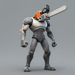 alive long chainsaw with muscular arms and legs. chainsawheaded, full - length portrait, concept art, extremely high details, octane render, artstation contest winner, digital art by fujimoto tatsuki, slawomir maniak, luka mivsek. masterpiece