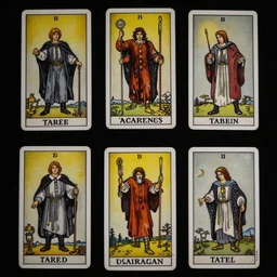 dexter morgan as tarot cards in the rider - waite style, dark