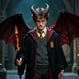 demon in the style of harry potter