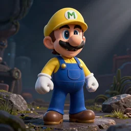 Vinny Vinesauce, dressed as Waluigi