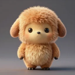 photorealistic kuriboh, unreal engine, octane render, rendered fur, cinema 4 d