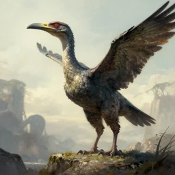 image of a roc, prehistoric bird, art by artgerm and greg rutkowski