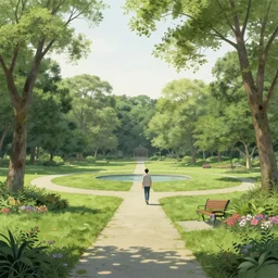 artwork of the great serene park, by john howe, by ted nasmith, trending on artstation, intricate, sharp focus