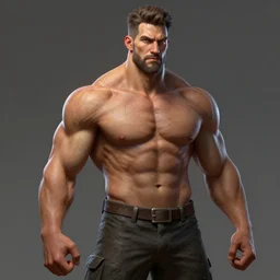muscular Johan liebert , digital art , hyperdetailed , artstation , cgsociety , matt painting , concept art
