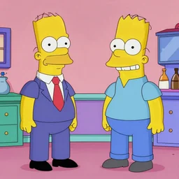 Don Draper and Roger Stirling in the Simpsons serie (1998)