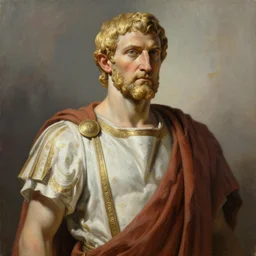 portrait of roman emperor constantine, epic concept art, epic painting, artstation, realistic, by greg rutkowski