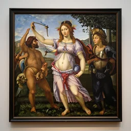 a masterpiece painting from botticelli exposed at the louvre : marianne the symbol of liberty in french guiding the french revolution, crips details, featured in artscape n - 9