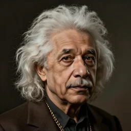 papua new guinea einstein portrait