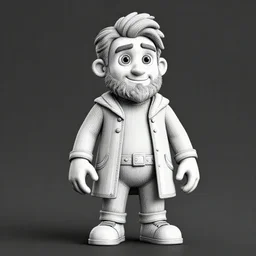 🏥, illustration, fine detailed lines, hyper detailed, artstation, octane render, 3 d character model, dreamworks,, cinema 4 d, nvidia