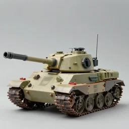 a walking nuclear equipped tank, 1 9 8 7, stop - motion, movie still