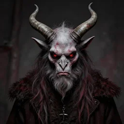 krampus portrait by jeremy lipkin