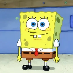 spongebob squarepants looking depressed