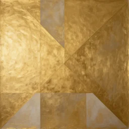 geometrical shapes, gold, interior painting