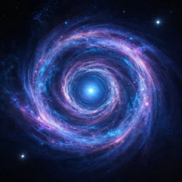 intergalactic stargate portal to another world with a swirling energy field and stars in the background, style of fantasy digital art