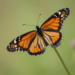 stock photo of a monarch butterfly with watermark