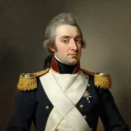 portrait painting of a french empire general by pauline auzou