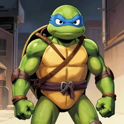 teenage mutant ninja turtle donatello in the style of greg rutkowski