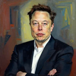 elon musk as painted by picasso