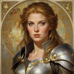 Jeff Bezos!! Bezos female amazon warrior, closeup, D&D, fantasy, intricate, elegant, highly detailed, digital painting, artstation, concept art, matte, sharp focus, illustration, hearthstone, art by Artgerm and Greg Rutkowski and Alphonse Mucha
