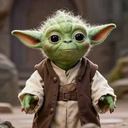 Yoda as Princess Leia