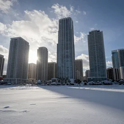 A Heavy snowfall in Miami, HD
