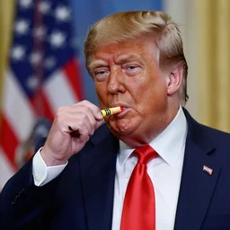 donald trump eating crayons, reuters news photo