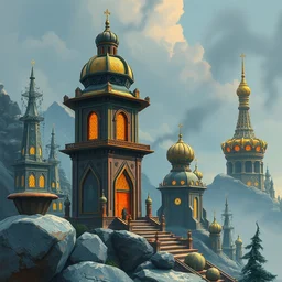 shambala. highly detailed, digital painting, watercolor, soviet realism, engraving, artstation, concept art, smooth, sharp focus, vivid grunge, manga, illustration, unreal engine 5, 8 k, art by bilibin and kilian eng and kuvshinov and malevich and mucha