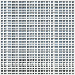 a massive building full of identical repeating sections,