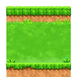 2 d platformer grass block sprite